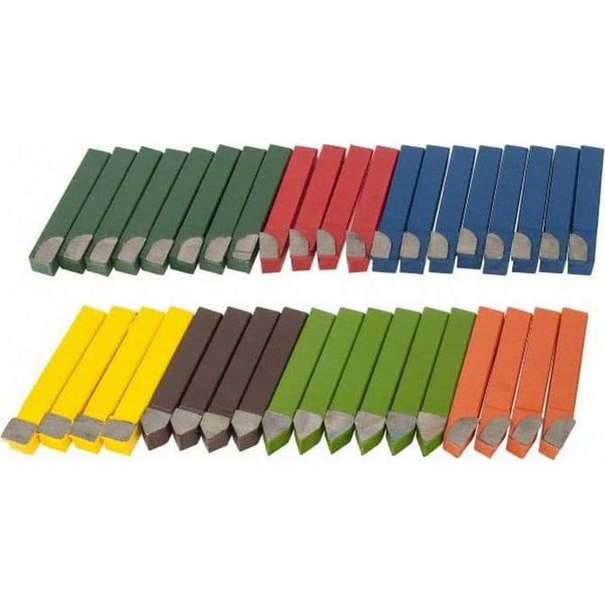 38 Pieces, 3/8 Inch Wide Bit, Grade C5, Carbide Tool Bit Set AL, AR ...