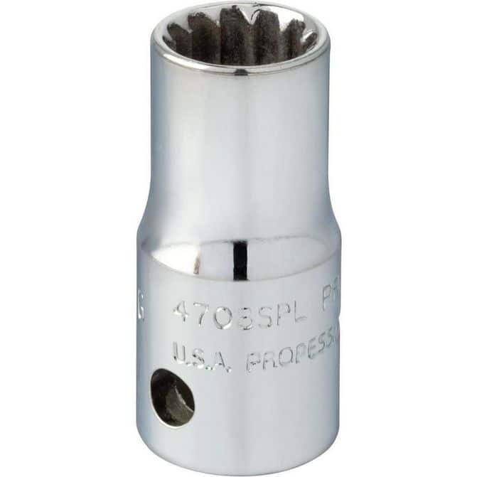 Spline Socket: 1/4