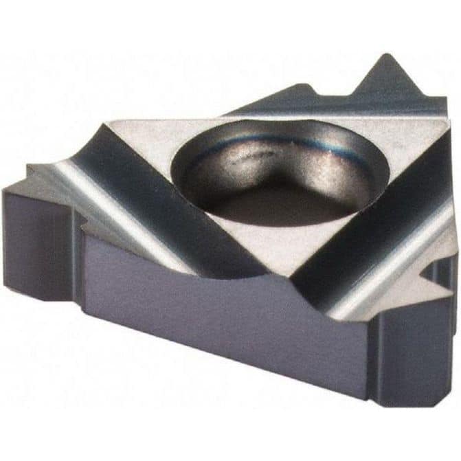 Laydown Threading Insert: 16IR 9 UN IC908, Solid Carbide TiN/TiAlN F ...