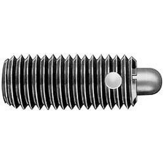 Threaded Spring Parts Threaded Spring Plunger: 3/8-16, 1-1/8
