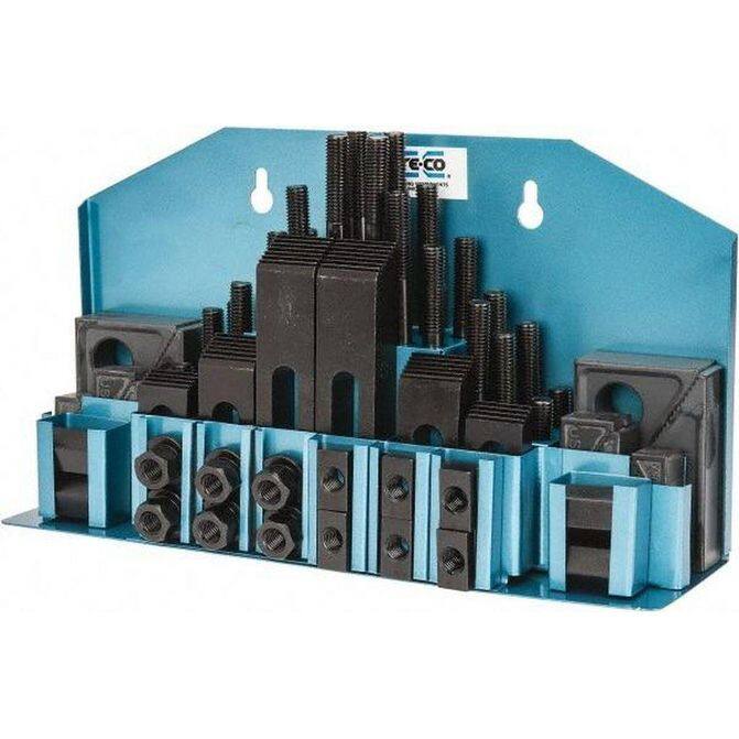 Setup Blocks Fixturing 52 Piece Fixturing Step Block & Clamp Set with 1