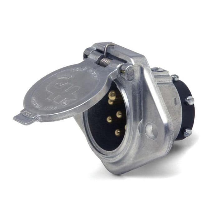 7-Pole Tractor-Trailer Socket 1206301BX | FleetPride