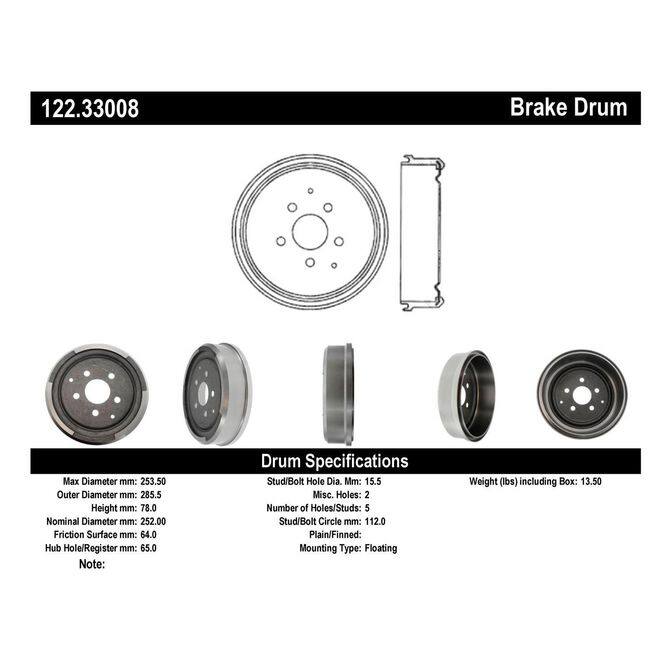 CEN CENTRIC PARTS 12233008