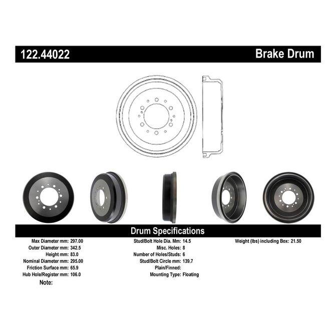 CEN CENTRIC PARTS 12244022