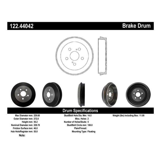CEN CENTRIC PARTS 12244042