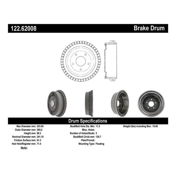 CEN CENTRIC PARTS 12262008