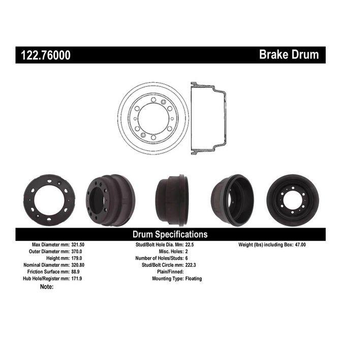 CEN CENTRIC PARTS 12276000