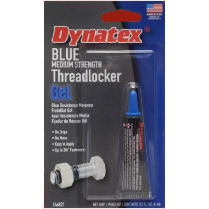 DYNATEX INC Blue Threadlocker Gel, 6ml Tube 146821 FleetPride
