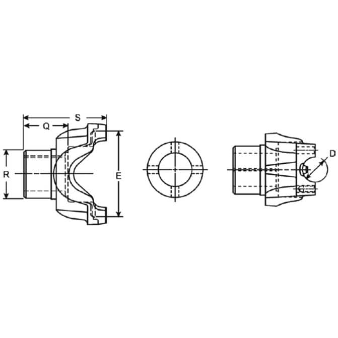 Amazon.com: Spicer End Yoke SPL250 46 Spline - 25043511X