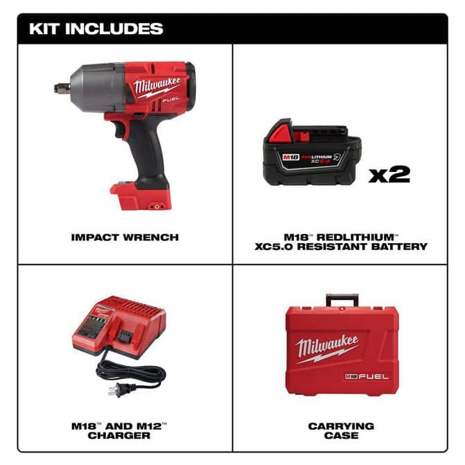 あいり　1116 Milwaukee 2767-20 M18 Fuel High Torque 1/2-Inch Impact