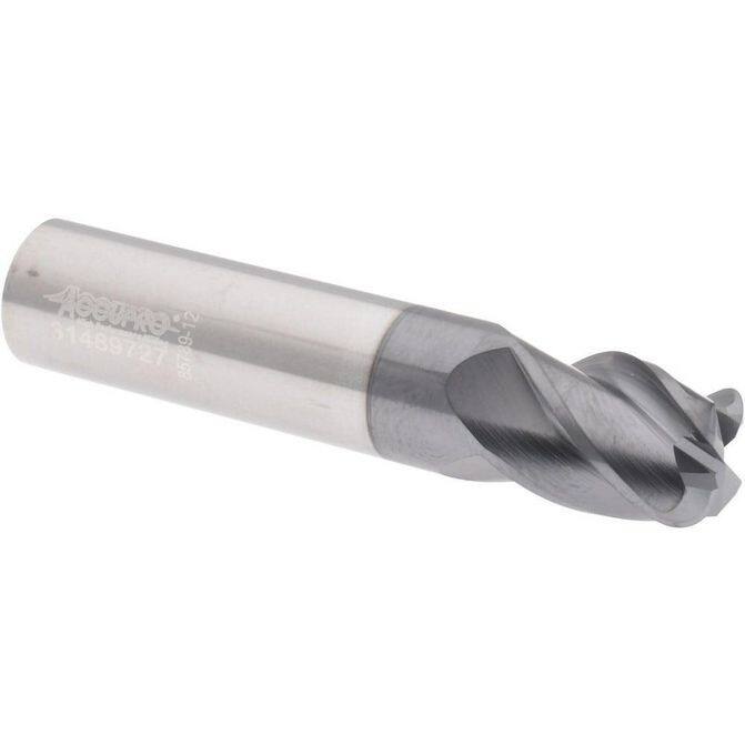 Corner Radius End Mill: 1/2