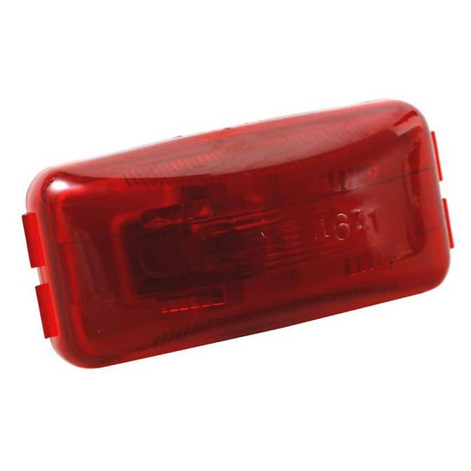 GROTE-CLR MKR LAMP, RED, SEALED SING-46412