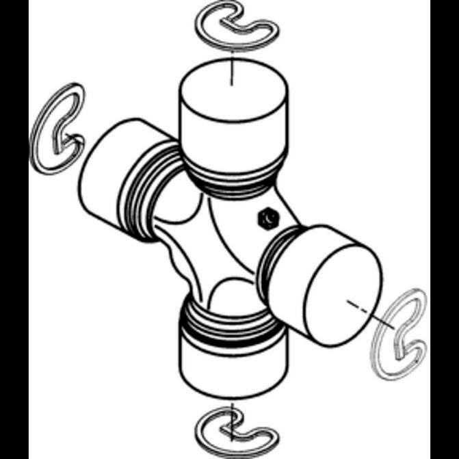 Spicer 1410 / SPL36 Series NonGreaseable Universal Joint 51410X