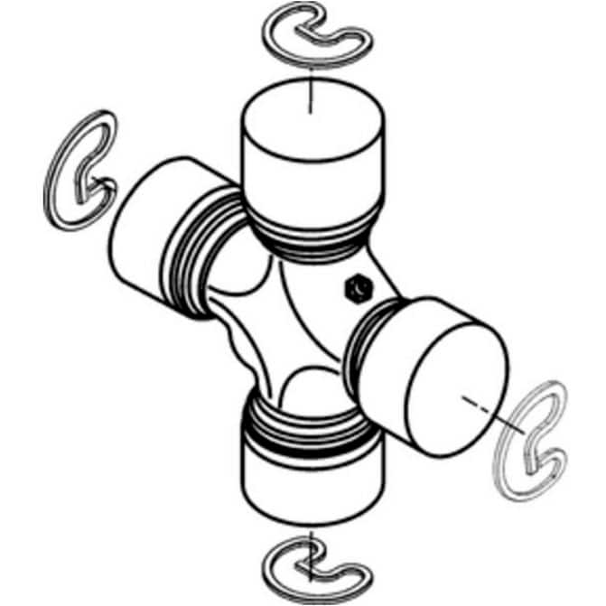 Spicer 1480 Series Full Round Greaseable Universal Joint