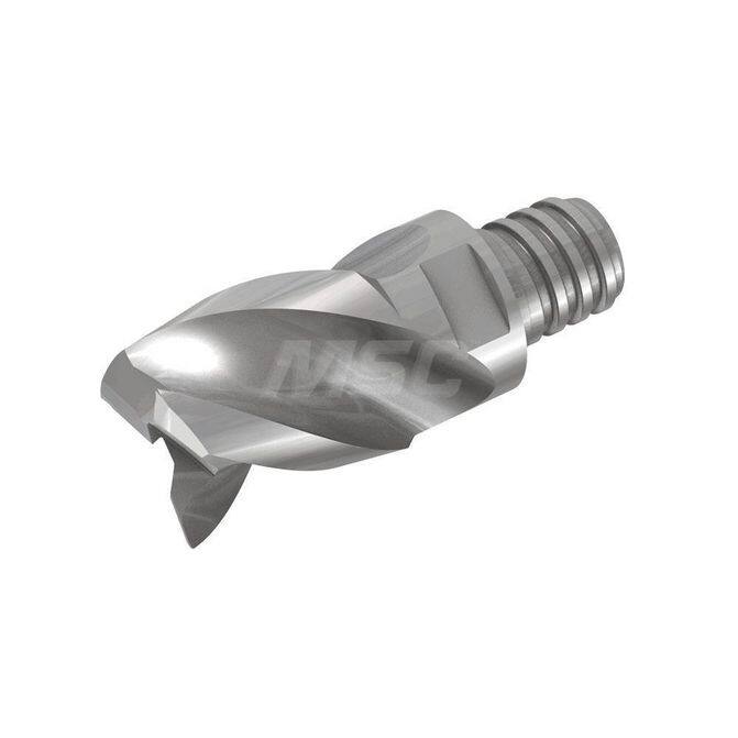 Replacable Threaded Carbide End Replaceable Milling Tip: MMEA080H08R0CF-4T05 IC08, Carbide 4 Flu ...
