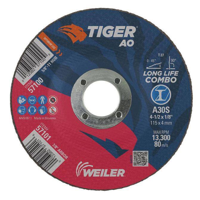 Depressed Center Wheel: Type 27, 4-1/2