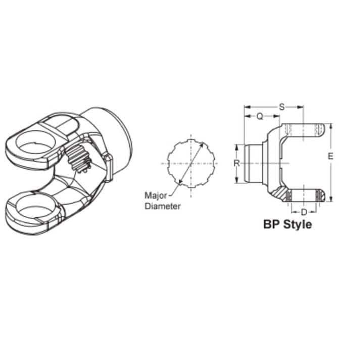 Spicer Differential End Yoke 649031X | FleetPride