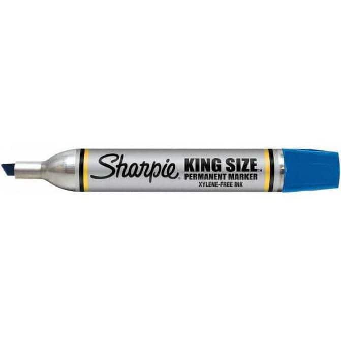 Permanent Marker: Blue, AP Non-Toxic, Chisel Point Chisel Tip, AP No ...