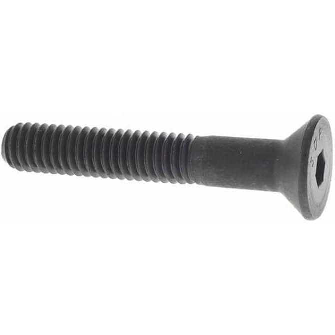 Flet Socket 5/16-18 2 OAL Hex Socket Drive Flat Socket Cap Screw Fully Threaded ...