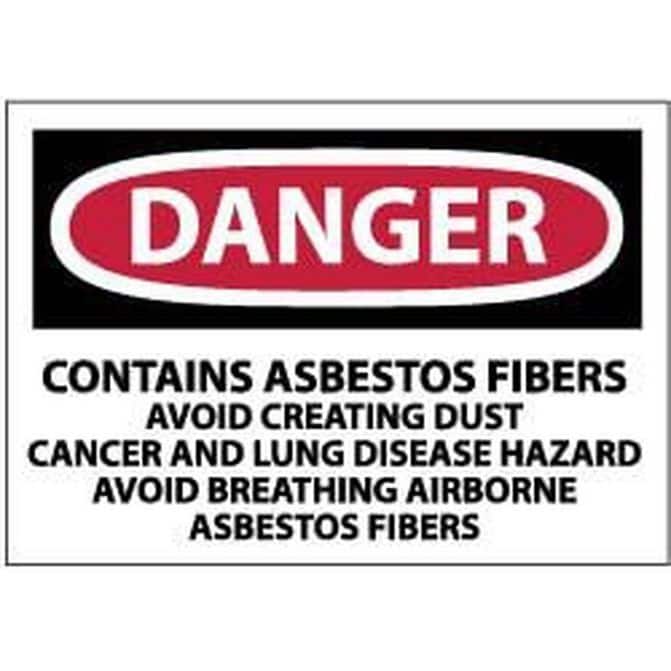 Chemical & Hazardous Material Sign: Rectangle, 