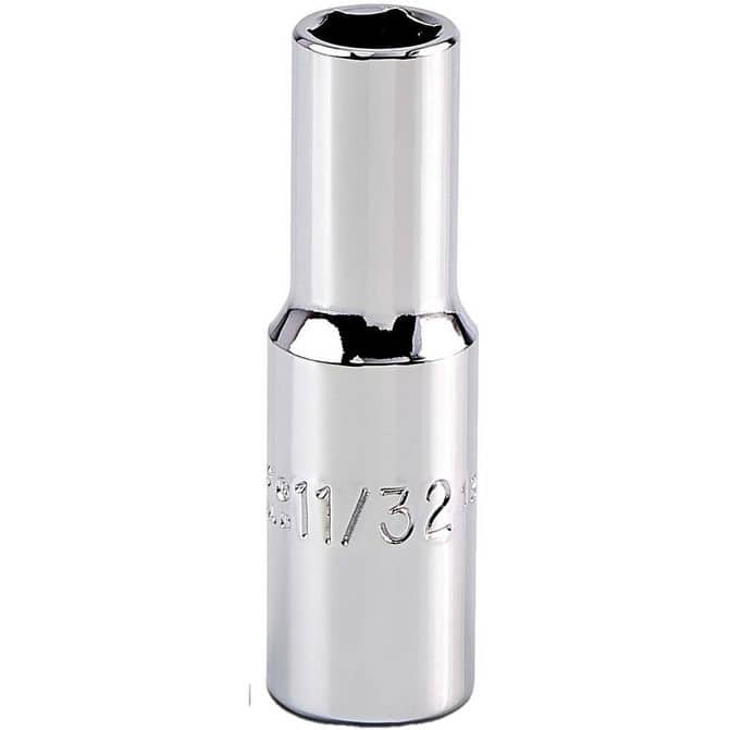 Socket 11 Deep Hand Socket: 11/32