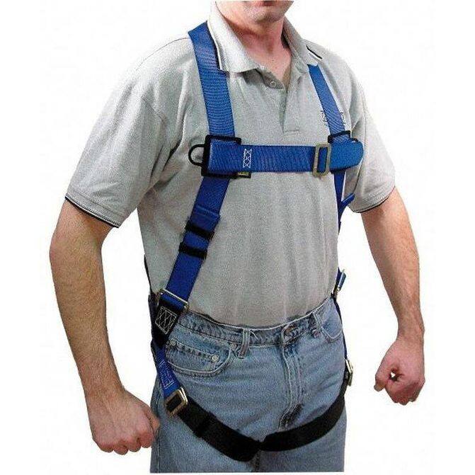 Fall Protection Harnesses: 350 Lb, Quick-Connect Style, Size Univers ...
