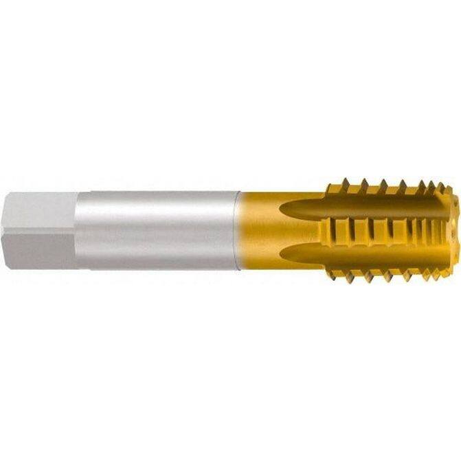 1/8-27 NPTF, 3 Flutes, TiN Coated, Cobalt, Interrupted Thread Pipe T ...