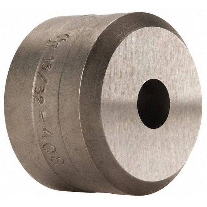 32 Inch Diameter 13/32 Inch Diameter Round Ironworker Die 1-1/2 Inch Head Diameter, 1 ...