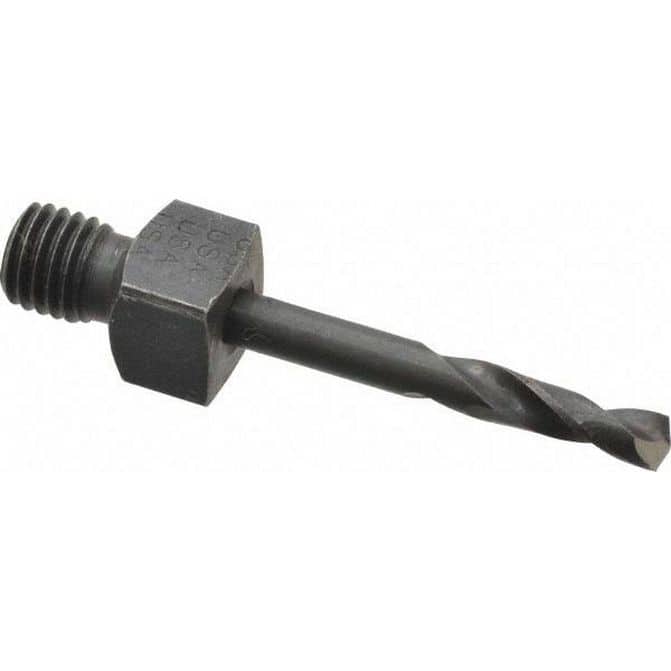 Threaded Shank Drill Bit: #30, 135 Deg Point, 1/4-28 Shank, Cobalt Ox ...