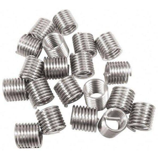 Screwdriver Lock Insert Screw-Locking Insert: Stainless Steel, 1/4-20 Metric Fine, 3D 0.75 ...