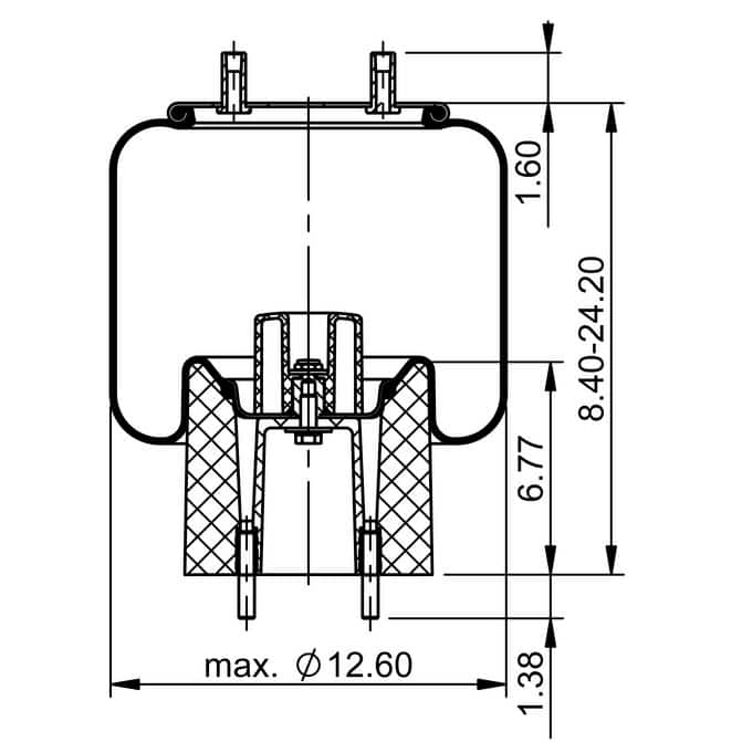 ContiTech Air Spring 64729/8779 AS6258 | FleetPride