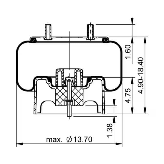 ContiTech Air Spring 64624/1R13-159 AS8751 | FleetPride
