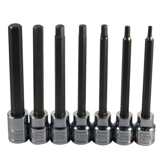 ATD TOOLS Extra Long Metric Hex Bit Socket Set - 7 Pieces ATD13787 ...