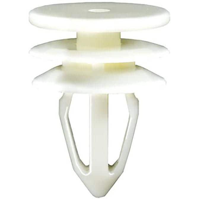 19mm Door Trim Panel Nylon Retainer for GM - White (15 Pieces) AUV20444 ...