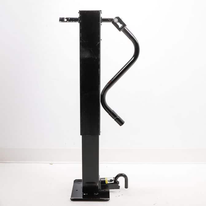 Bulldog Sidewind Steel Square Trailer Jack - Gray 190754