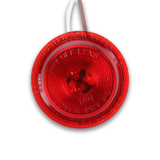 Betts Industries Round 3-LED Marker Light - Red 660001