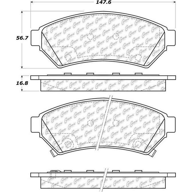 CEN CENTRIC PARTS 10510750