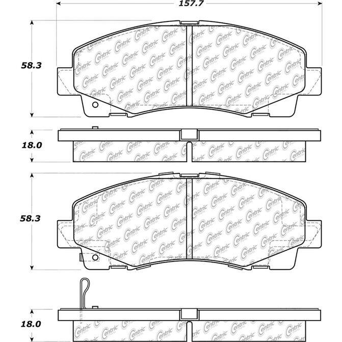 CEN CENTRIC PARTS 10511020