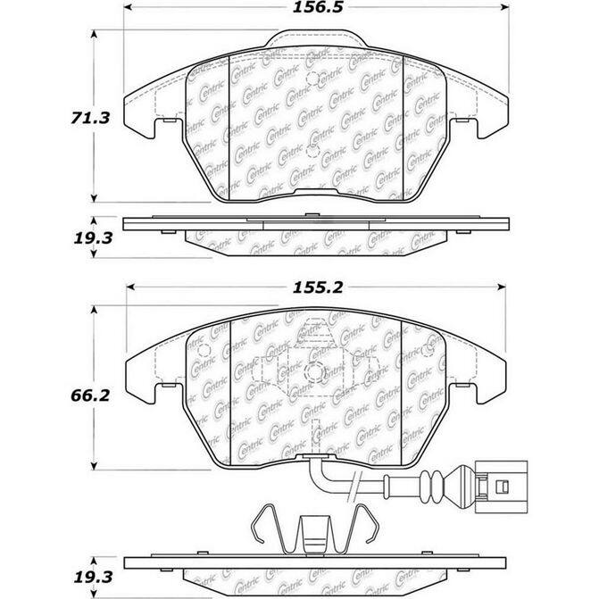 CEN CENTRIC PARTS 10511070