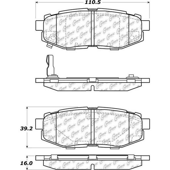 CEN CENTRIC PARTS 10511240