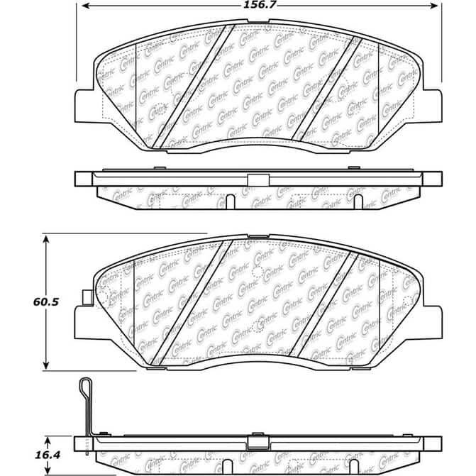 CEN CENTRIC PARTS 10512020