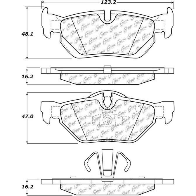 CEN CENTRIC PARTS 10512670