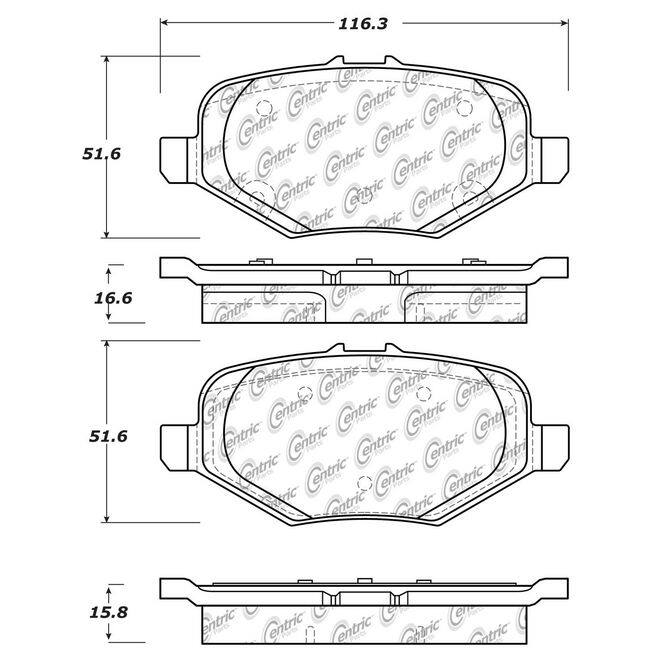 CEN CENTRIC PARTS 10516120