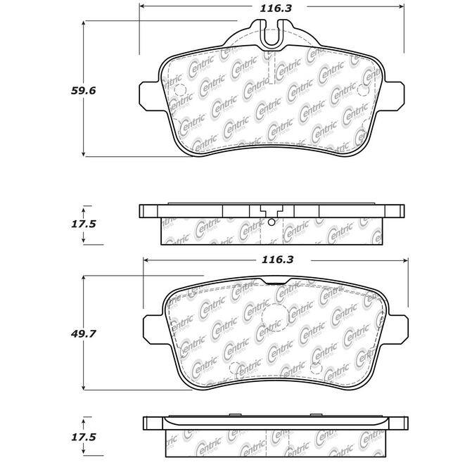 CEN CENTRIC PARTS 10516300
