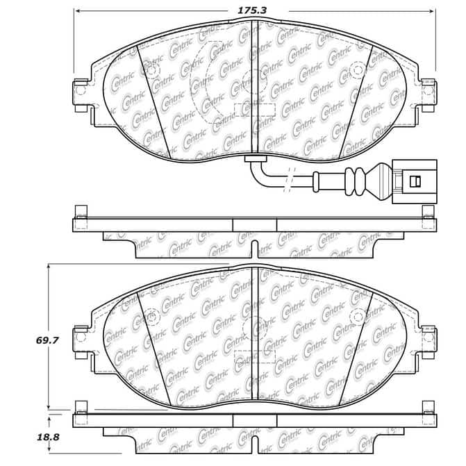 CEN CENTRIC PARTS 10516330