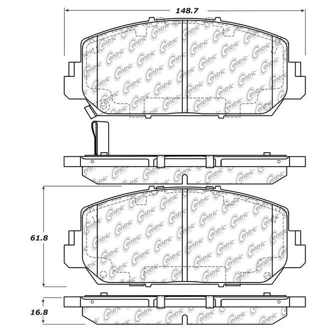 CEN CENTRIC PARTS 10516970