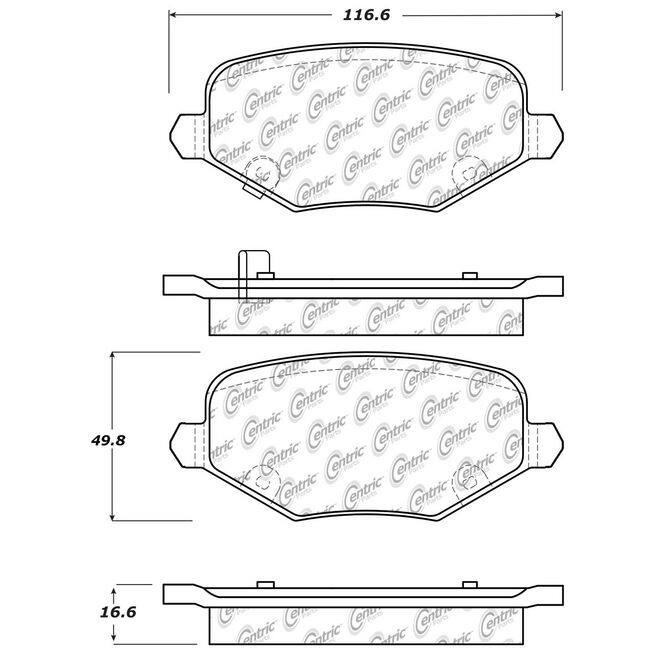 CEN CENTRIC PARTS 10517190