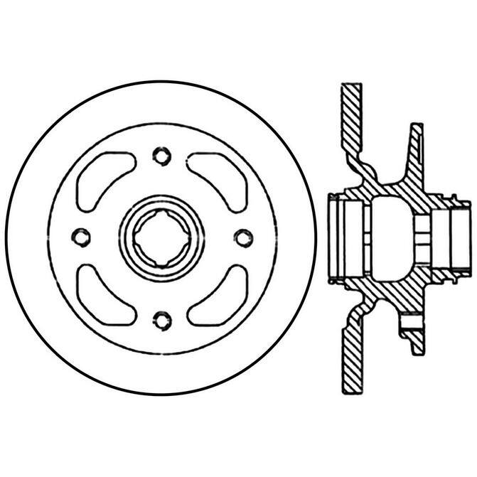 CEN CENTRIC PARTS 12045008CRY