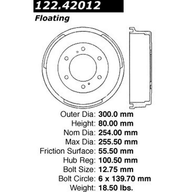 CEN CENTRIC PARTS 12242012