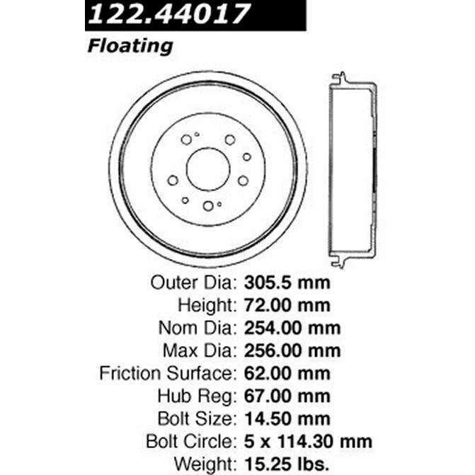 CEN CENTRIC PARTS 12244017